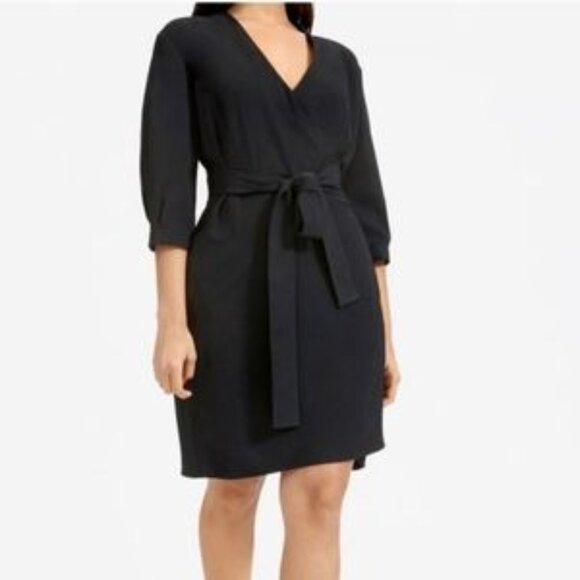 NWT! Everlane Black Midi Dress - Picture 8 of 8